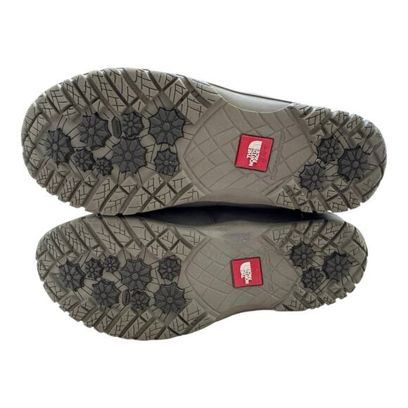 The North Face Nuptse Purna Boot Grey Brown Waterproof Lace-up Women's Size 7 - Picture 8 of 12